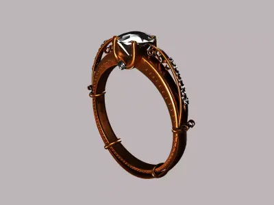 Diamond Ring 3D model purchase