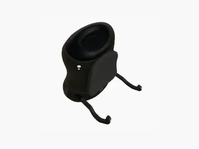 Jetpack J02 Black Green - SciFi Character Design Low-poly 3D model