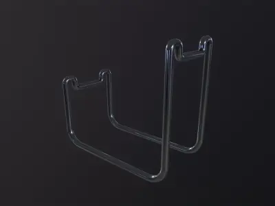 Gun Stand 3D Model Low-poly 3D model