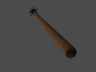 Grand mace Low-poly 3D model