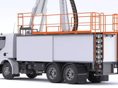 Vestergaard Elephant Beta Aircraft Deicing Vehicle 3D model