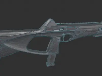 Beretta MX4 Low-poly 3D model