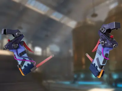 3D Overwatch Concept Art Low-poly 3D model