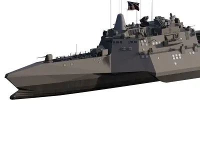 USS Pierre LCS-38 3D model