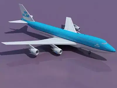 Korean Air Boeing 3D model