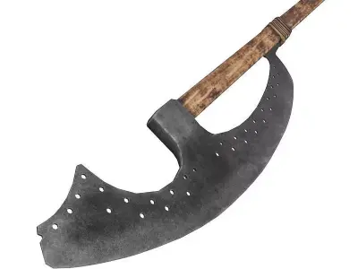 Russian polearm 3D model