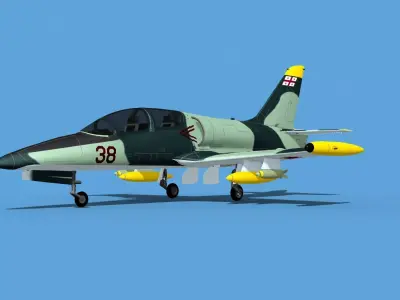 Aero Vodochody L-39C Albatross Georgia 3D model