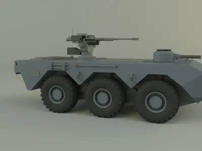 Armored vehicle 3D model purchase