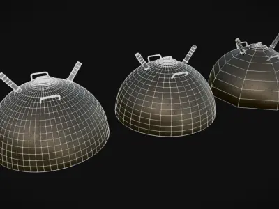 Japanese WW2 Type 93 Anti-Tank Beach Mine 3D model