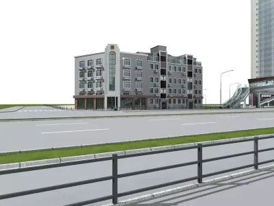 Office Building 3D model 191