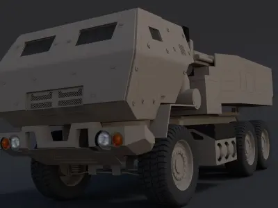 Himars MLRS 3D model