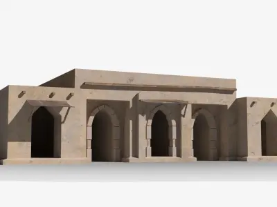 Arab x38 Low-poly 3D model