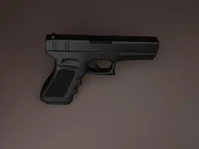 glock 17 avstria pistol 3D model