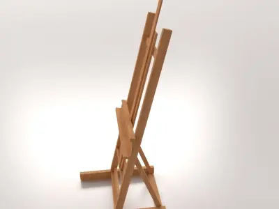 Painter Easel 3D model