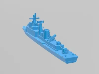 Korn Navy Ulsan-class frigate 3D print model