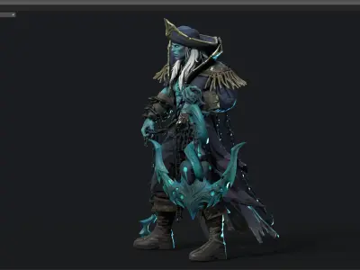 Captain Pirate 3D model