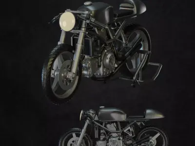 Cafe Racer Free 3D model