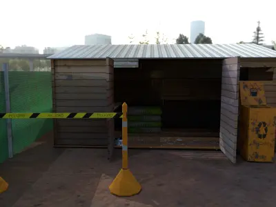 pack props constrution Low-poly 3D model