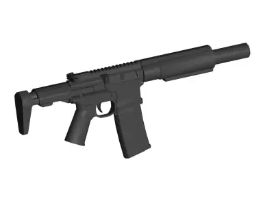 AAC Honey Badger PDW 3D model