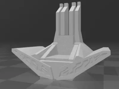 The Mandalorian Season 3 Bo Katan Throne for BLACK SERIES 3D print model