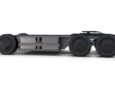 Tesla Semi Truck Chassis 3D model