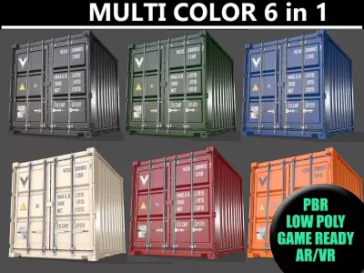 PBR 10 ft Storage Container - Multi color Pack