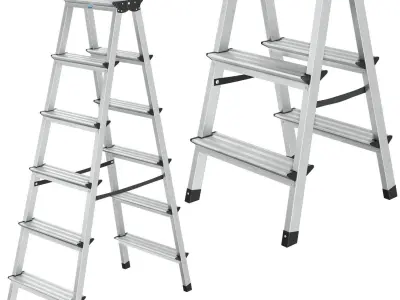 Step ladders set KRAUSE 3D model