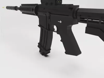 M4A1 Gun 3D model