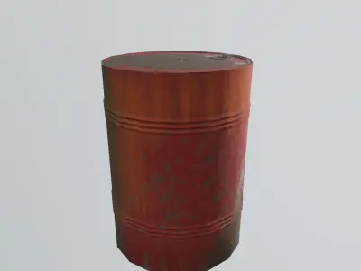 Barell Low-poly 3D model
