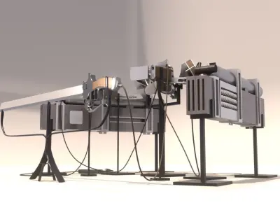 Omni-directional mobility gear  3D model