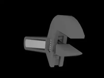 Adjustable Wrench Free 3D model buy