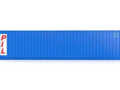 40 feet PIL standard shipping container 3D model