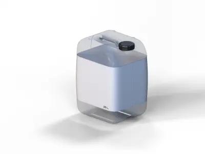 Canister Industrial Carafe 25 Liters Pack 2 Low-poly 3D model purchase