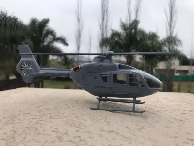 EC135 HELICOPTER SCALE MODEL 1 48 ASSEMBLY KIT 3D print model