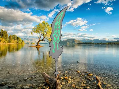 Scifi Sword 3D model