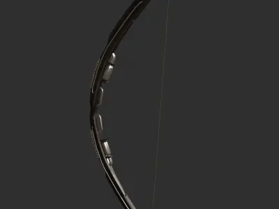 Bow Pack Low-poly 3D model