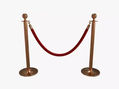 Barrier Posts 3D model