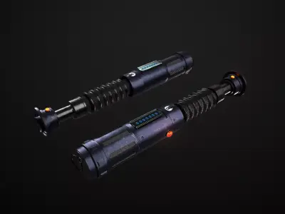Lightsaber star wars force awakens 3D model