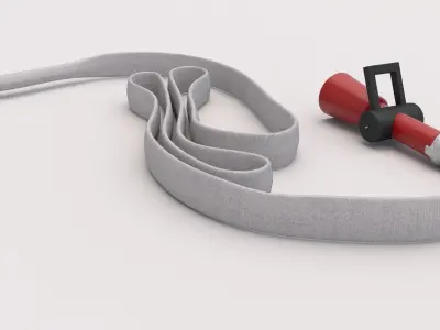 Fire Hose Nozzle 02 Low-poly 3D model