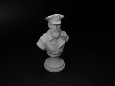 Portuguese Sailor Bust Chess 3D print model purchase