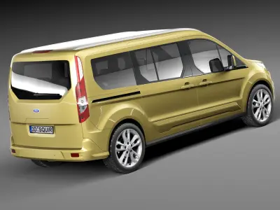 Ford Transit Connect wagon 2014 3D model