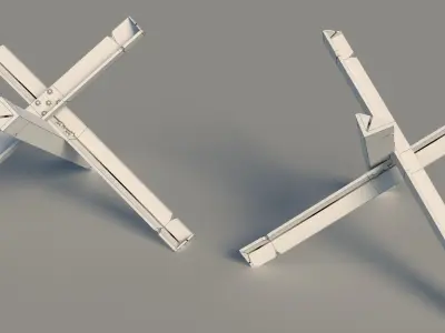 Czech Hedgehogs Low-poly 3D model