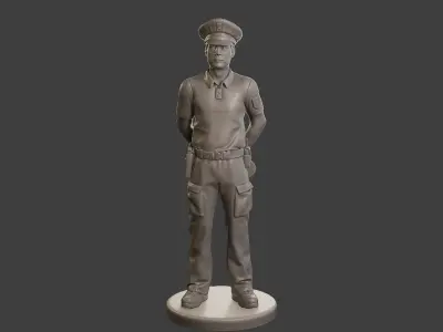 Male Slovac Traffic Police STP 001 3D print model