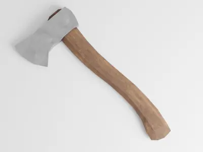 Hatchet axe Free low-poly 3D model buy