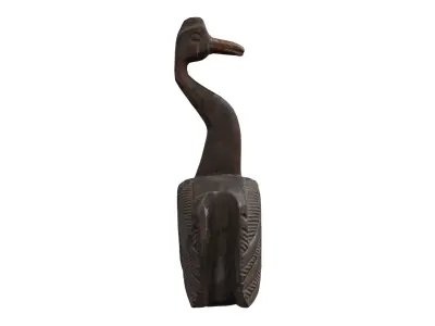  Bird Figure Low-poly 3D model