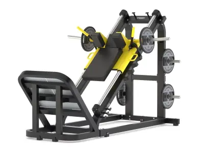 Technogym Plate Loaded Pure Hack Squat 3D model