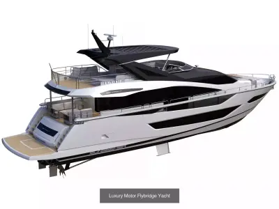 Collection of Luxury Motor Yachts 3D Model Pack