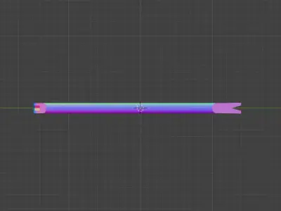 Low Poly Crowbar Low-poly 3D model