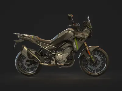 Base model  CF Moto 450 2024 3D model