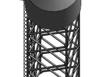 TANQUE ELEVADO  3D model